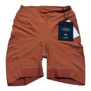 Jelenew Somatique High Rise Women's Cycling Shorts Size Large Reddish Brown New